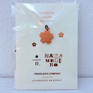TRAVELER'S notebook Starbucks Reserve Tokyo Copper Tag SAKURA Charm LimitedJAPAN